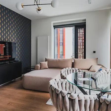 Apartman Towarowa Towers Varsó